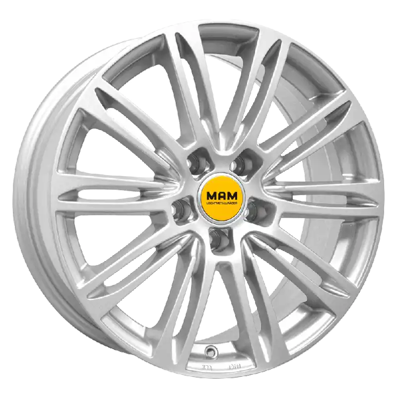 Ofertă specială MAM Felgen A4 18, 8, 5, 112, 35, 66.6, silver painted,
