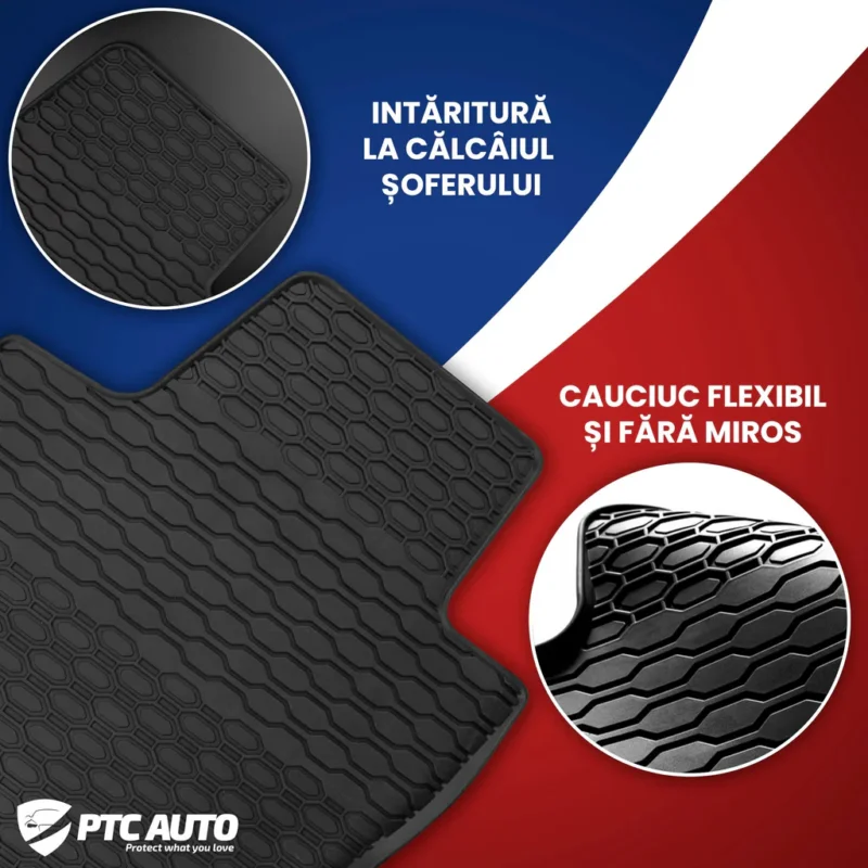 Ultima șansă Covorase auto Mercedes Citan, an fabricatie 10.2012 - 08.2021, caroserie van 5 locuri | 838-5loc