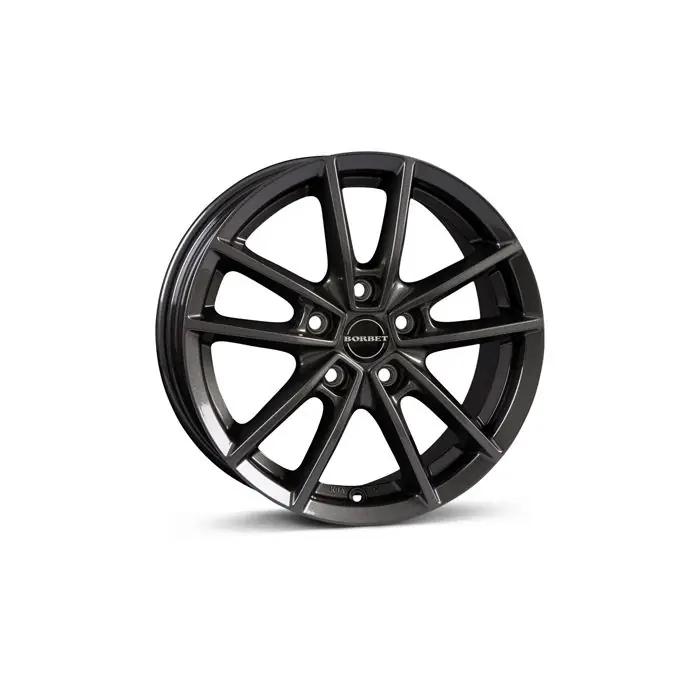 Jante aliaj BORBET W MISTRAL ANTHRACITE GLOSSY 7X17 5X112 CB:57.1 ET:48 Plată sigură