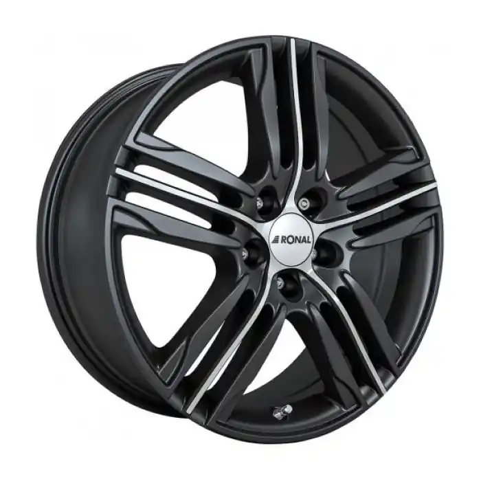 Jante aliaj RONAL R57 MATT BLACK-FRONT CUT 7.5X18 5X120 CB:82 ET:35 Calitate înaltă