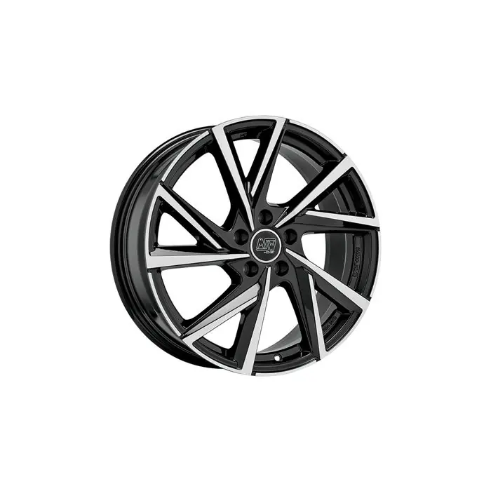 Jante aliaj MSW 80-5 GLOSS BLACK 8X18 5X112 CB:57.06 ET:40 Doar azi