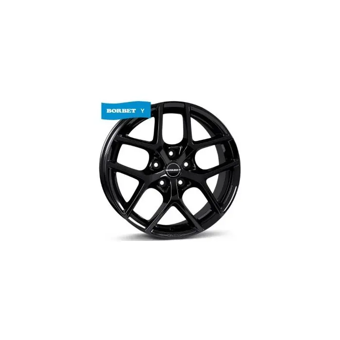 Transport gratuit Jante aliaj BORBET Y BLACK GLOSSY 8X18 5X112 CB:57.1 ET:44