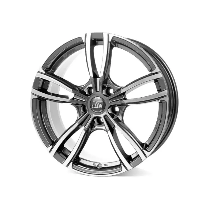 Jante aliaj MSW 73 GLOSS DARK GREY FULL POLISHED 8X18 5X120 CB:72.56 ET:29 Disponibil imediat