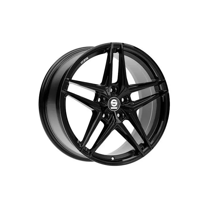 Calitate înaltă Jante aliaj SPARCO SPARCO RECORD GLOSS BLACK 7.5 X17 5x108 CB: ET:45