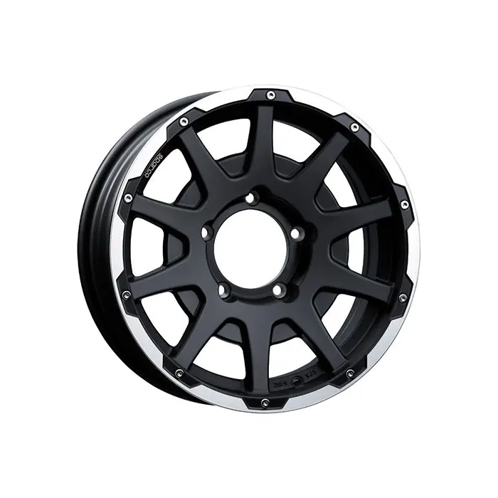 Ultima șansă Jante aliaj SPARCO DAKAR MATT BLACK LIP POLISHED RIVETS 7.5X17 6X139.7 CB:93.1 ET:42