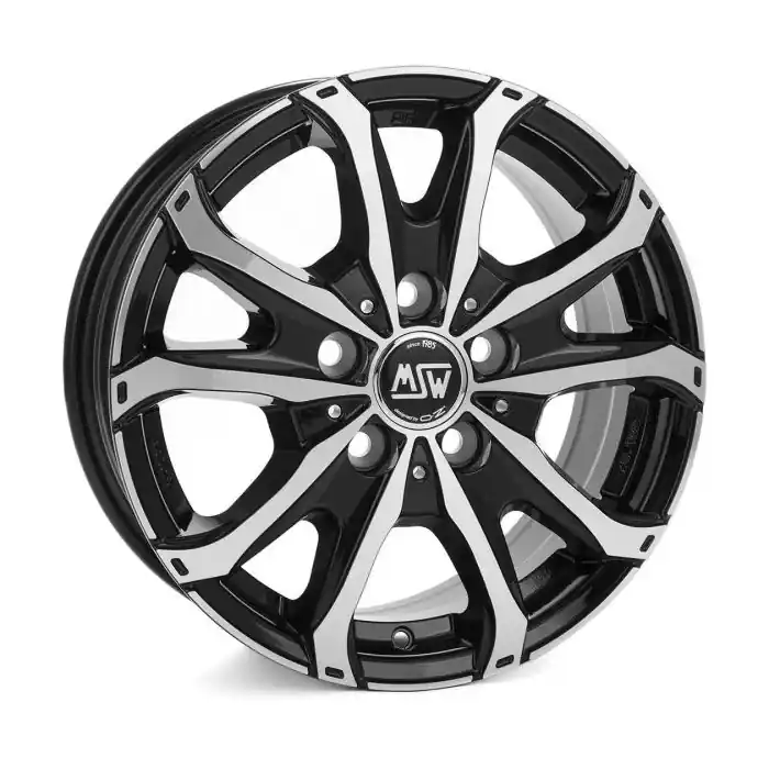 Noutate Jante aliaj MSW 48 VAN GLOSS BLACK FULL POLISHED 7.5X18 5X112 CB:66.59 ET:48