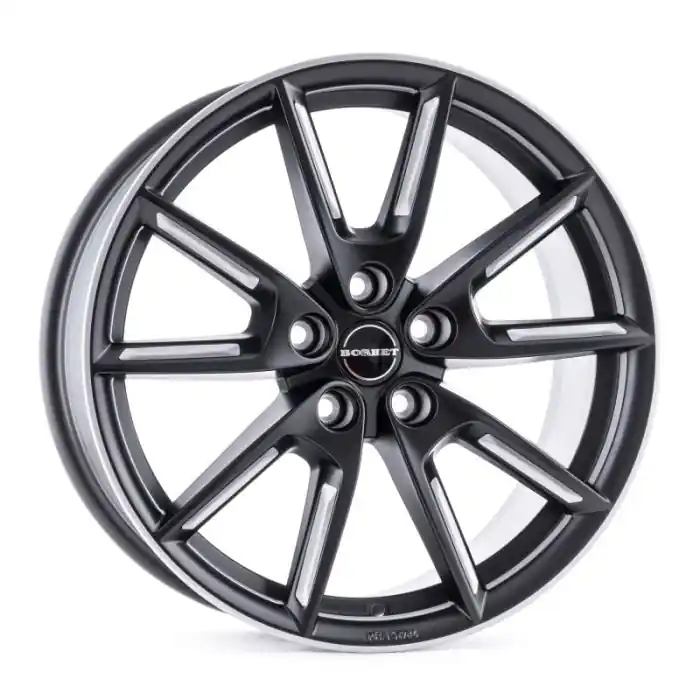 Jante aliaj BORBET LX19 BLACK MATT SILVER SPOKE RIM 8X19 5X108 CB:72.5 ET:50 Disponibil imediat