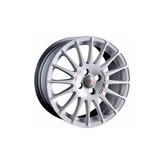 Jante aliaj OZ SUPERTURISMO WRC WHITE RED LETTERING 7X17 5X114.3 CB:75 ET:45 Expediere rapidă