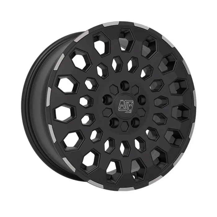 Jante aliaj MSW 99 VAN MATT BLACK LIP POLISHED 8X18 5X108 CB:65.09 ET:45 Ofertă