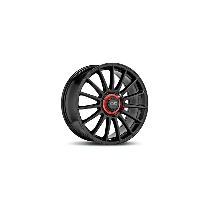 Ofertă exclusivă Jante aliaj OZ SUPERTURISMO EVOLUZIONE GLOSS BLACK + RED LETTERING 8X18 5X114.3 CB:75 ET:45