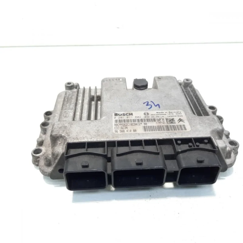 Reduceri Calculator motor ECU, cod 9656841080, 0281011802, Citroen C3 (II), 1.6 HDI, 9HX (idi:560588)