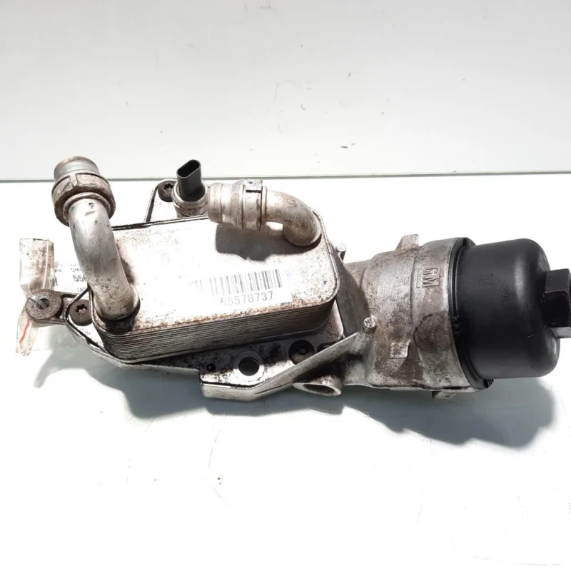 Carcasa filtru ulei cu racitor, cod GM55578737, Opel Insignia A, 2.0 CDTI, A20DTH (id:556824) Ofertă de sezon
