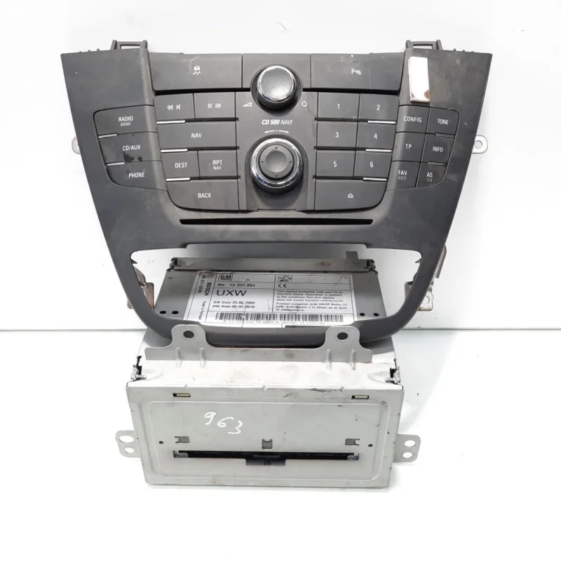 Reduceri Radio CD cu navigatie si butoane comenzi, cod 13273255, 13337251, Opel Insignia A (id:554930)