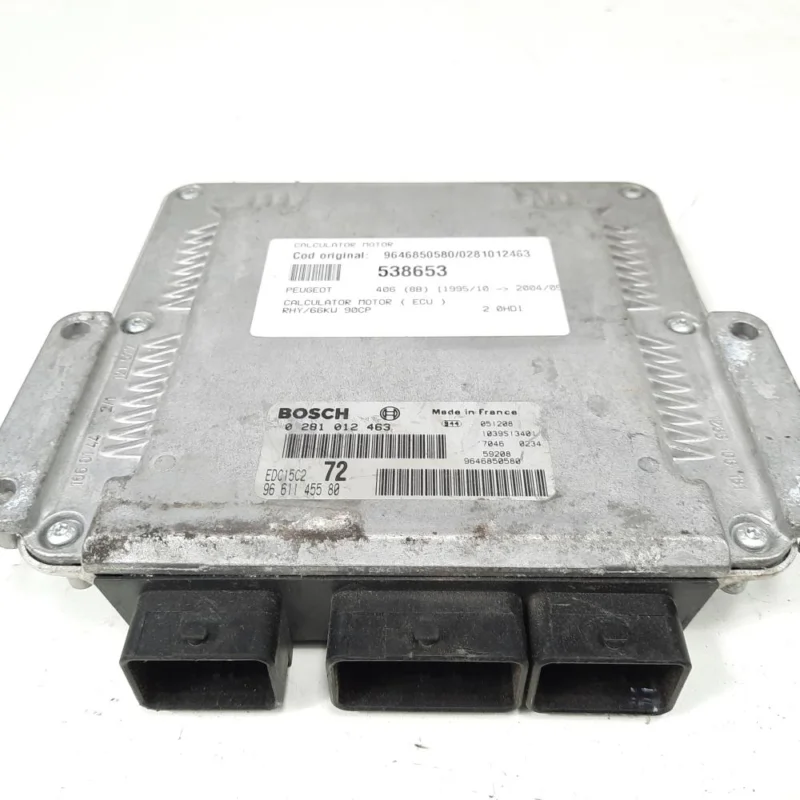 Cel mai bun preț Calculator motor, cod 9646850580, 0281012463, Peugeot 206 CC, 2.0 HDI, RHY (idi:538653)