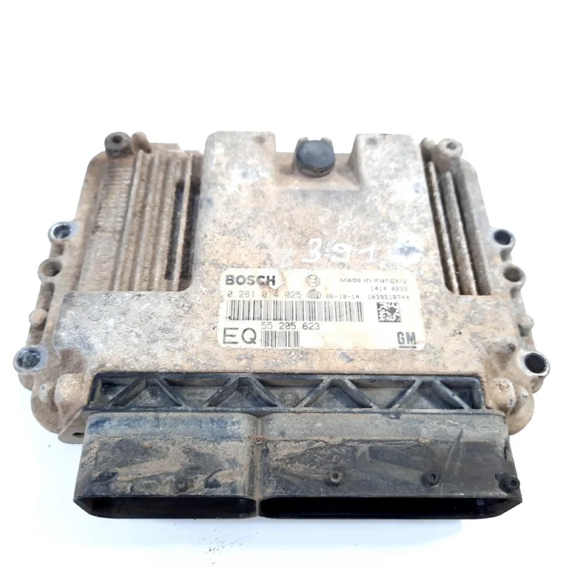 Calculator motor, cod GM55205623, 0281014025, Opel Astra H Van, 1.9 CDTI, Z19DTH (idi:550077) Plată sigură