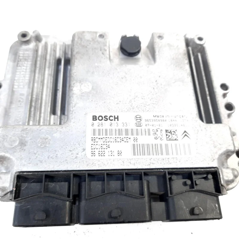 Comandă acum Calculator motor, cod 9653958980, 0281013331, Citroen C4 (I) sedan, 1.6 HDI, 9HZ (idi:550023)