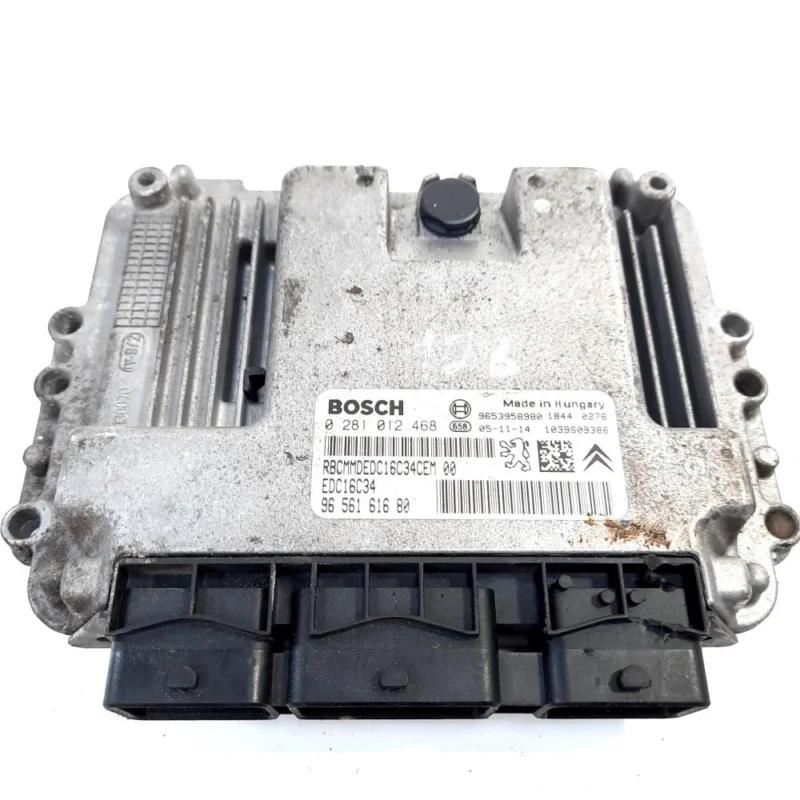 Calculator motor, cod 9653958980, 0281012468, Peugeot Partner (II), 1.6 HDI, 9HX (idi:550086) Chilipir
