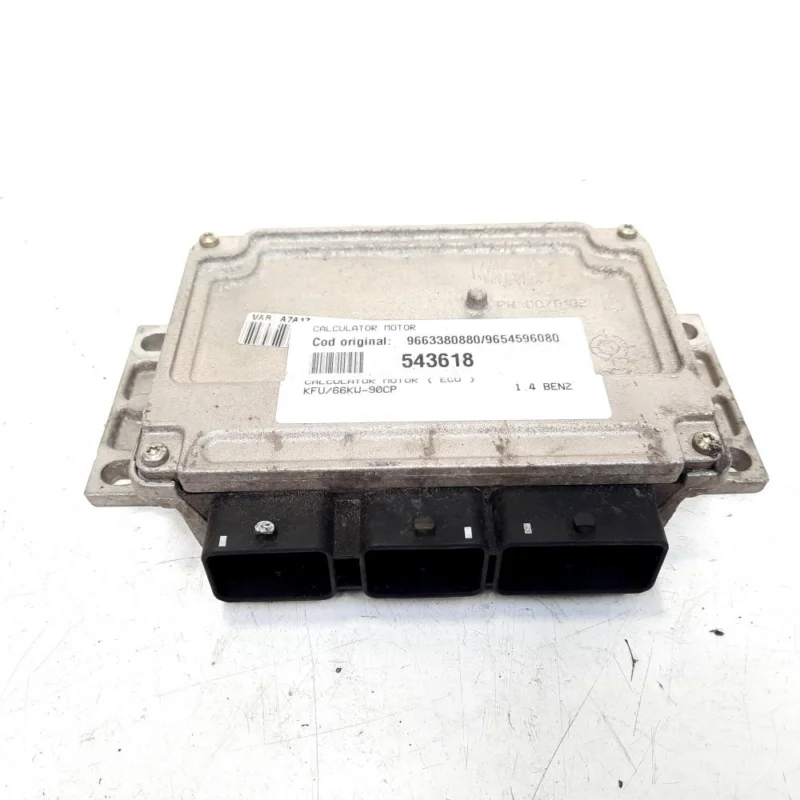 Calculator motor, cod 9663380880, 9654596080, Citroen C4 (I) sedan, 1.4 benz, KFU (idi:543618) Bestseller