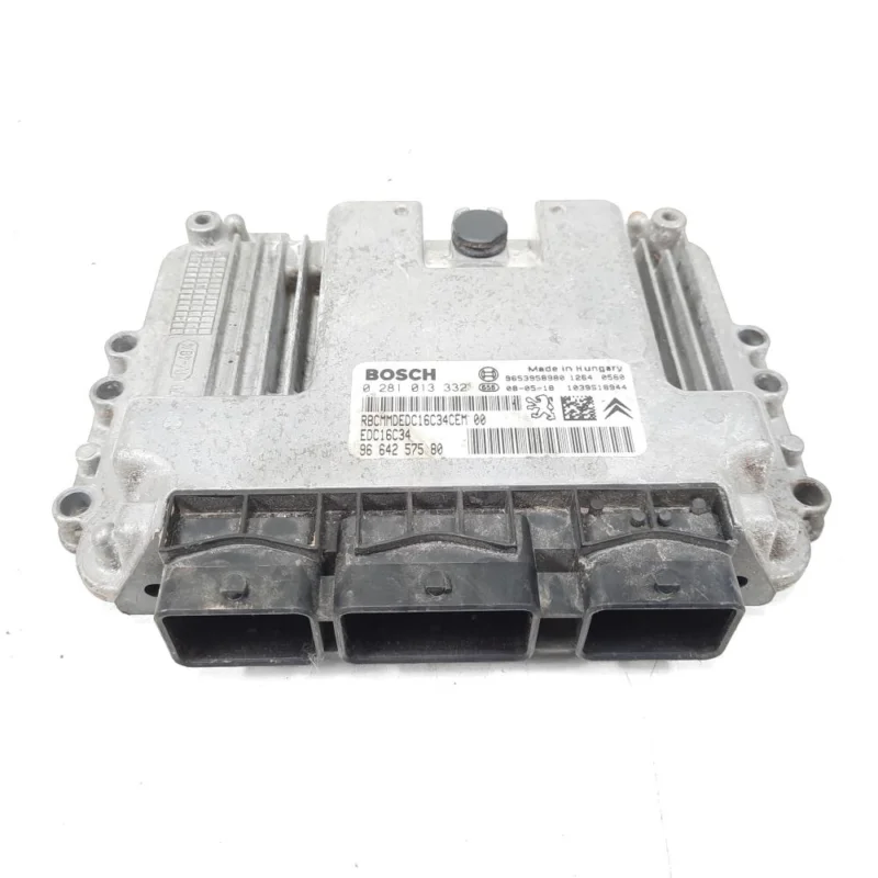 Calculator motor Bosch, cod 9653958980, 0281013332, Citroen C2 (JM), 1.6 HDI, 9HZ (idi:543583) Popular