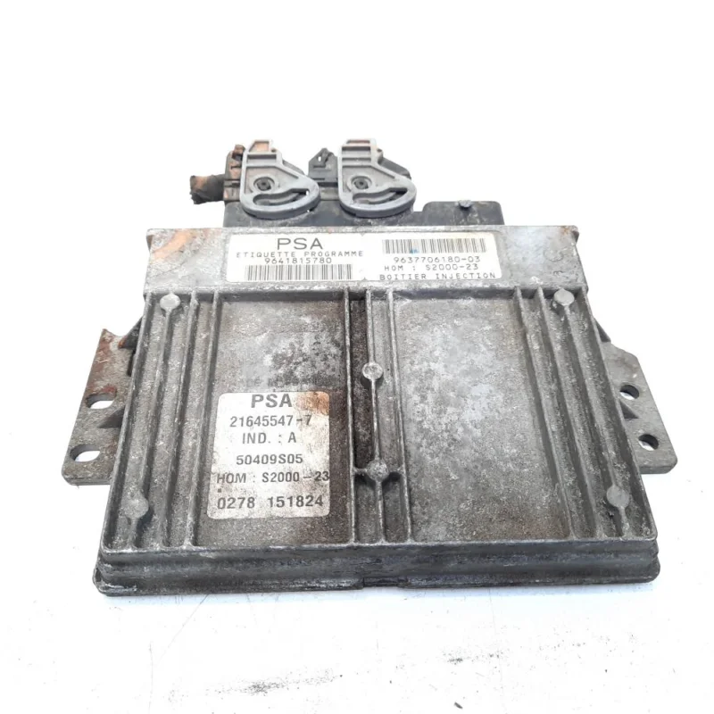 Calculator motor, cod 9637706180, Peugeot 207 Sedan, 1.4 benz, KFW (idi:543590) Livrare expres