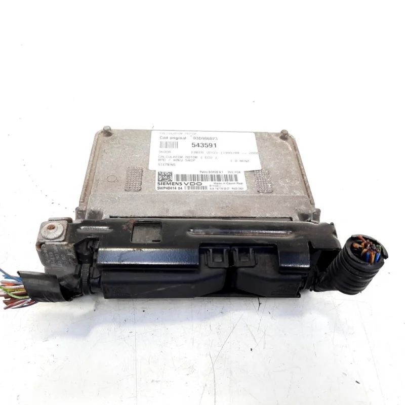 Calculator motor Siemens, cod 03D906023, Skoda Fabia 1 (6Y2), 1.2 benz, BMD (id:543591) Chilipir