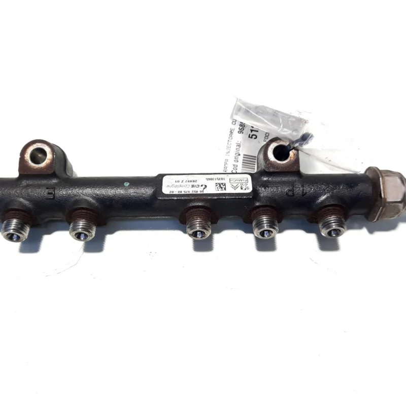 Rampa injectoare cu senzor, cod 9685297580, Ford Focus 3, 1.6 TDCI, T1DA (idi:512707) Reducere specială