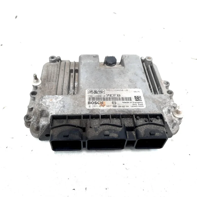 Calculator motor, cod 7M51-12A650-UB, Ford Focus 2 Sedan (DA), 1.6 TDCI, G8DB (idi:538415) Livrare gratuită