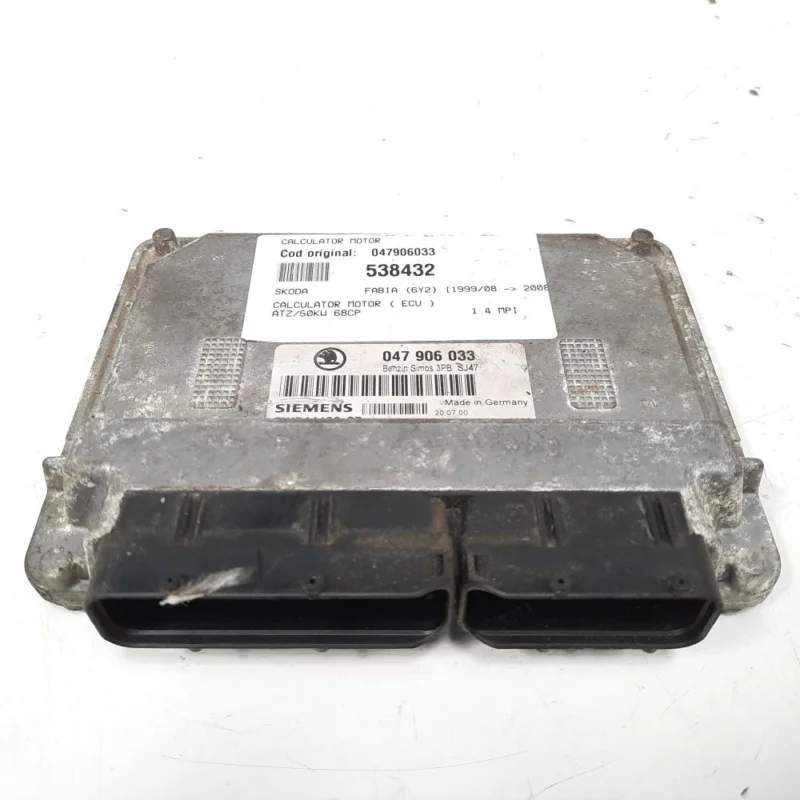 Calculator motor, cod 047906033, Skoda Fabia 1 Combi (6Y5), 1.4 MPI, ATZ (idi:538432) Ofertă exclusivă