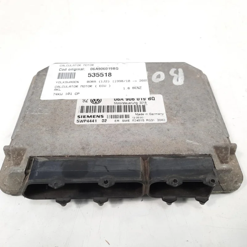 Calculator motor, cod 06A906019BQ, Audi A3 (8L1), 1.6 benz, AKL (idi:535518) Plată sigură