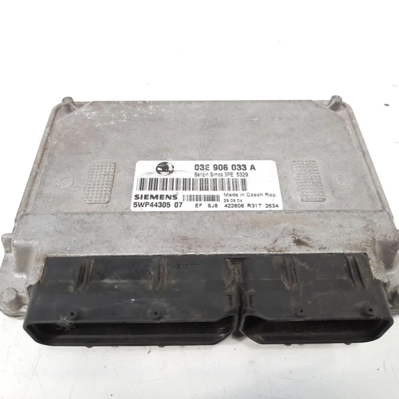 Calculator motor, cod 03E906033A, Skoda Fabia 1 Praktik, 1.2 benz, AZQ (idi:535499) Ultima șansă