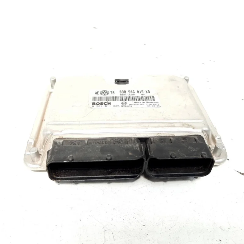 Calculator motor, cod 038906019KD, 0281011205, VW Passat (3B3), 1.9 TDI, AVF (idi:535613) Livrare rapidă