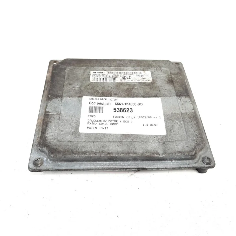 Calculator motor, cod 2S6A-12A650-TG, Ford Fusion (JU), 1.6 benz (id:538780) Ofertă exclusivă