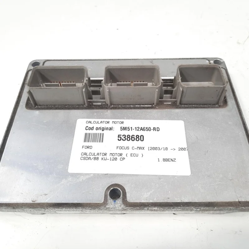 Calculator motor, cod 5M51-12A650-RD, Ford Focus C-Max, 1.8 benz, CSDA (id:538680) Disponibil imediat