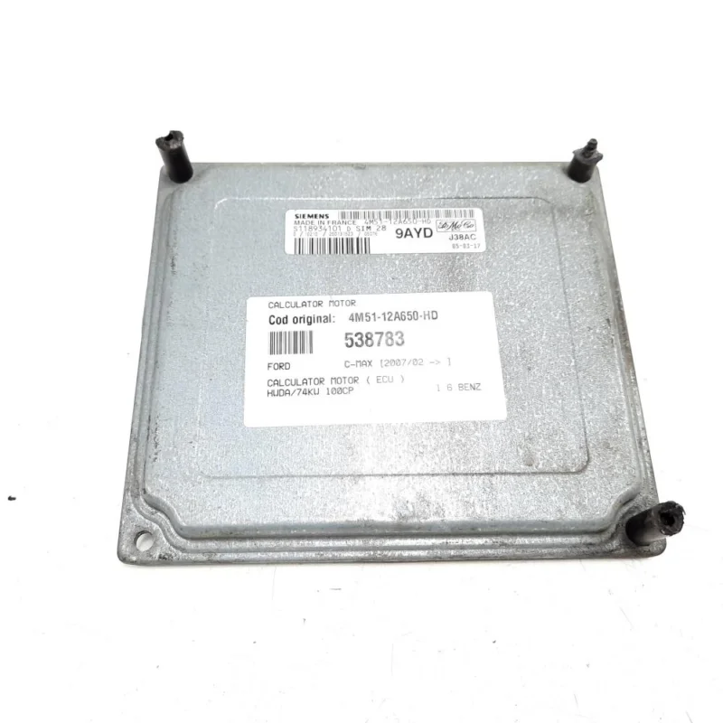Calculator motor, cod 4M51-12A650-HD, Ford C-Max 1, 1.6 benz, HWDA (id:538783) Cumpără acum