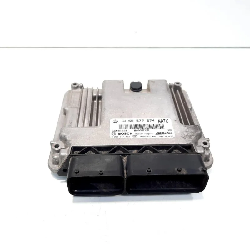 Calculator motor, cod 55577674, 0281017452, Opel Insignia A Sedan, 2.0 CDTI, A20DTH (idi:532444) Super ofertă