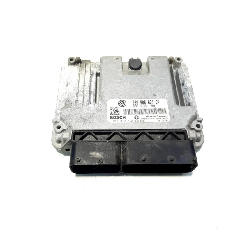 Calculator motor, cod 03G906021DP, 0281012742, VW Passat (3C2), 1.9 TDI, BKC (idi:527090) Preț promoțional