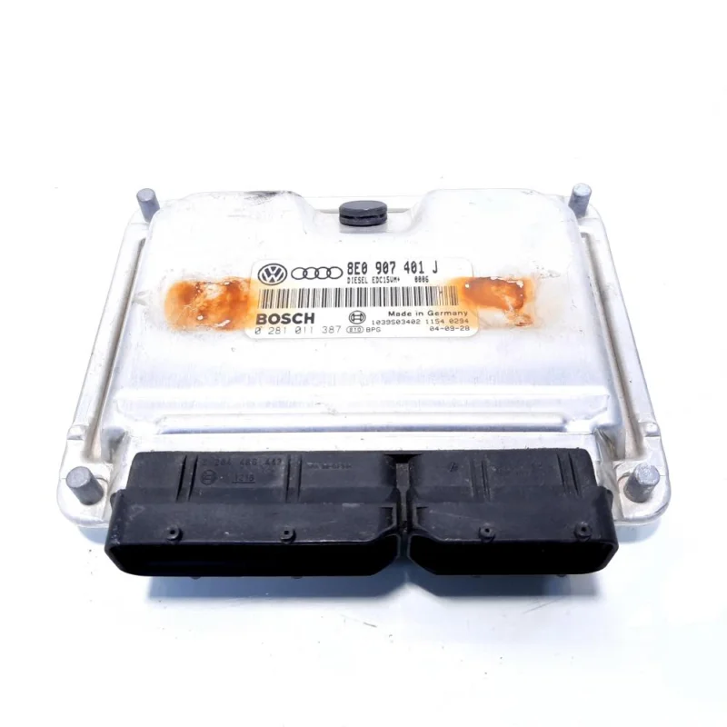 Reducere de preț Calculator motor, cod 8E0907401J, 0281011387, Audi A4 (8E2, B6), 2.5 TDI, AKE (idi:526886)
