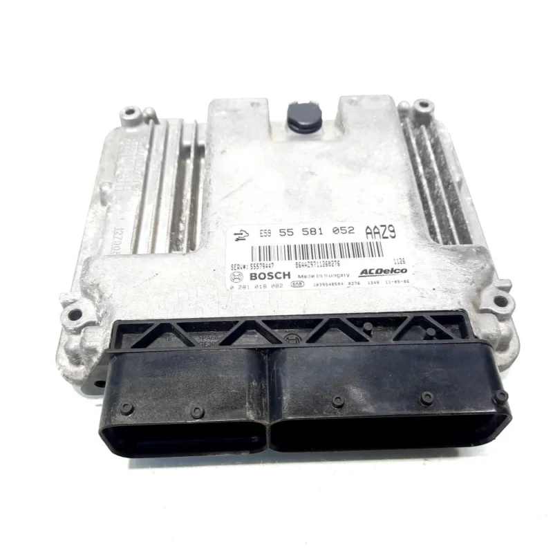 Calculator motor, cod 55581052, 0281018082, Opel Astra J Combi, 2.0 CDTI, A20DTH (id:528127) Lichidare de stoc