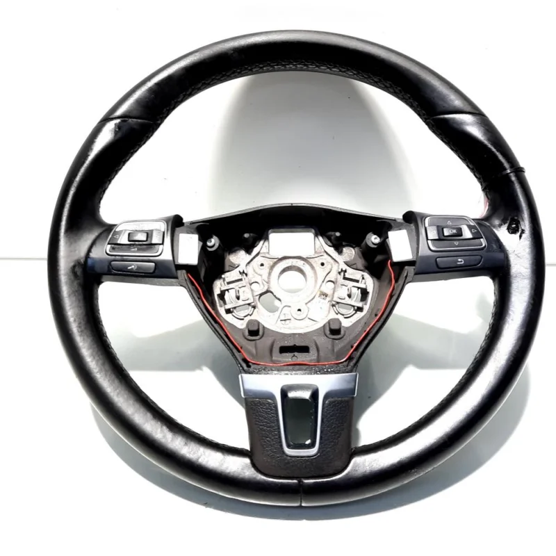 Retur ușor Volan piele cu comenzi, cod 3C8419091AJ, VW Passat CC (357) (idi:515839)