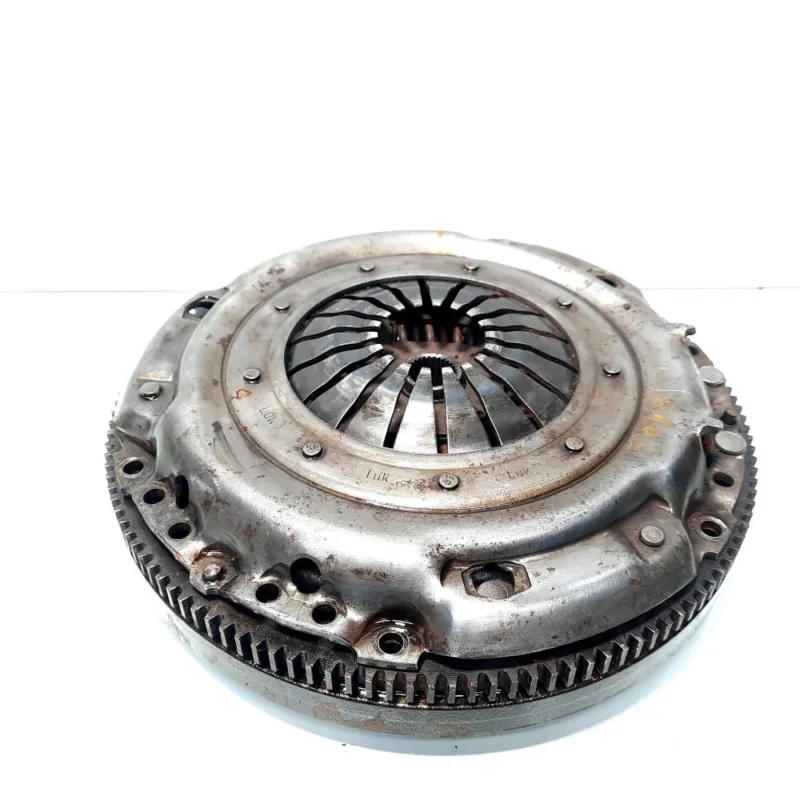 Volanta masa simpla cu placa presiune, cod 037105273C, Skoda Fabia 2 Combi (5J, 545), 1.6 TDI, CAY, 5 vit man (idi:519266) Chilipir