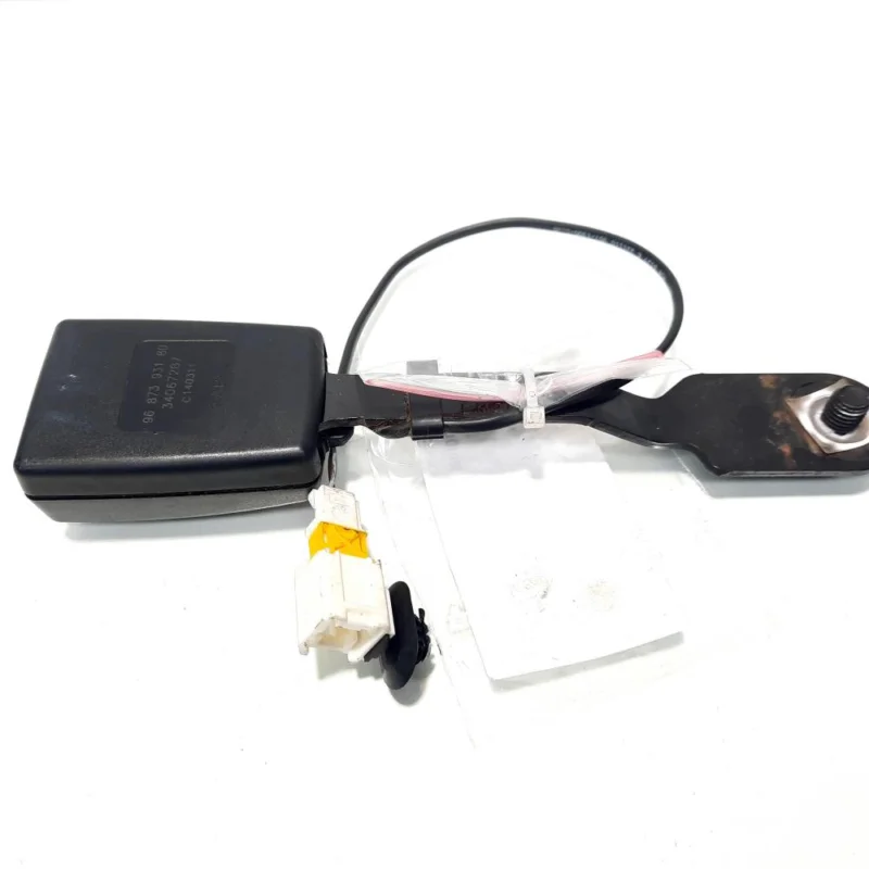 Capsa centura stanga fata cu fir, cod 9687393180, Citroen C3 (II) (id:520976) Transport gratuit