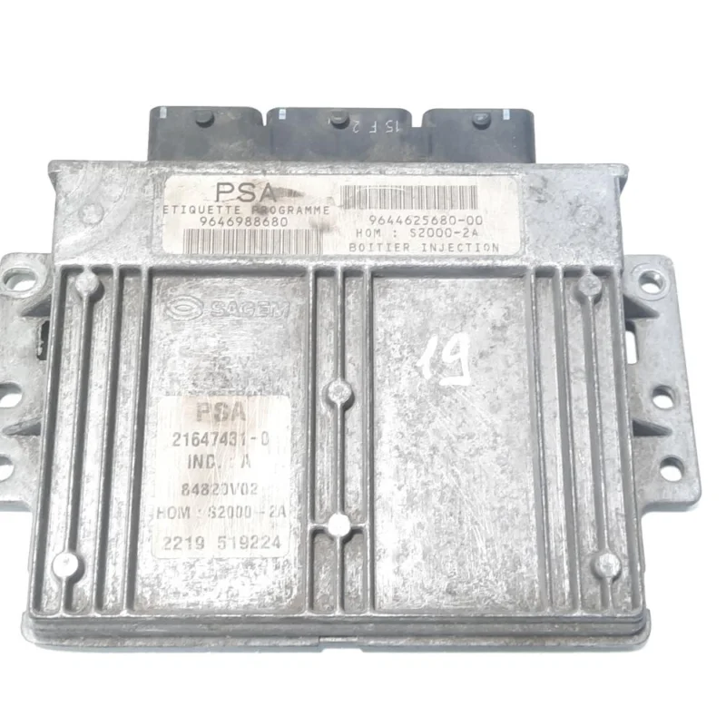 Calculator motor, cod 9646988680, 9644625680, Peugeot 207 SW, 1.4 benz, KFV (idi:495913) Ofertă exclusivă