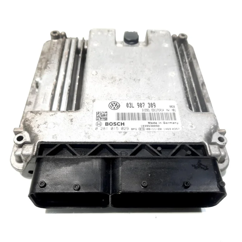 Calculator motor, cod 03L907309, 0281015029, VW Passat (3C2), 2.0 TDI, CBA (idi:517335) Retur ușor