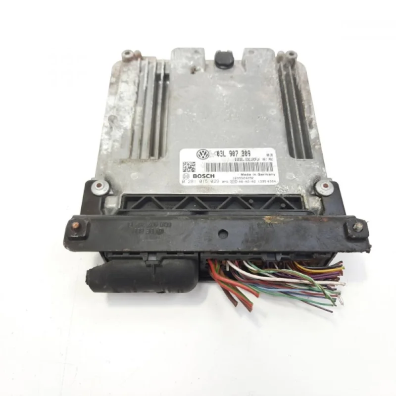 Calculator motor, cod 03L907309, 0281015029, Vw Tiguan (5N) 2.0 tdi, CBA (idi:483578) Doar azi
