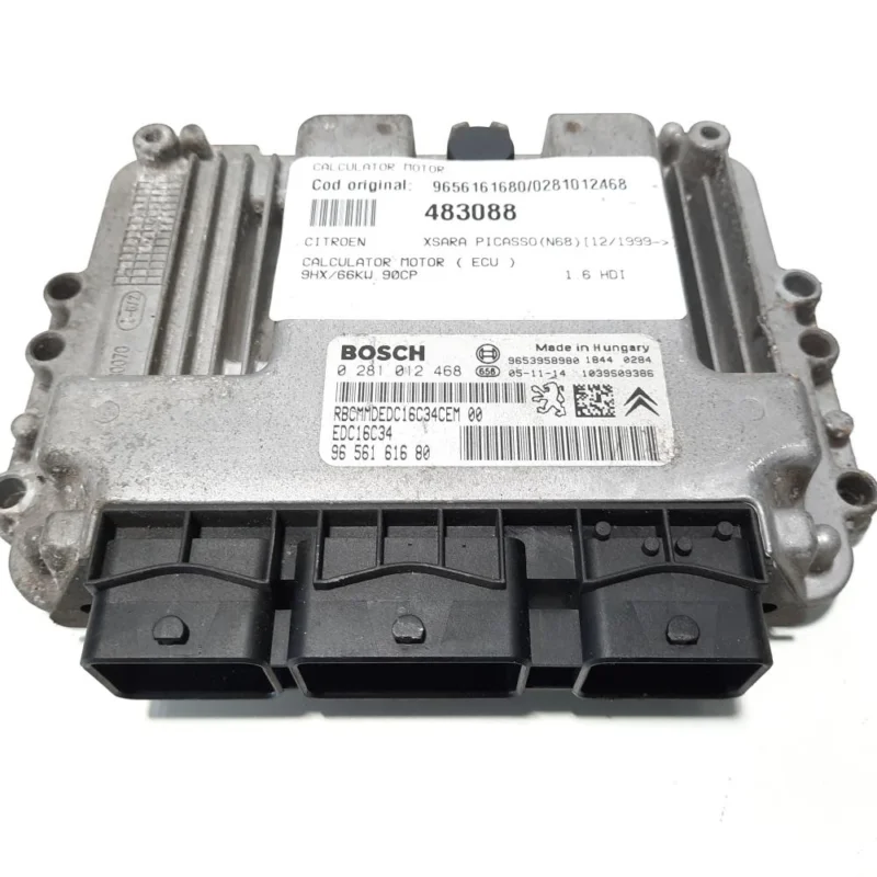 Cumpără online Calculator motor, cod 9656161680, 0281012468, Citroen, 1.6 HDI, 9HX (idi:483088)