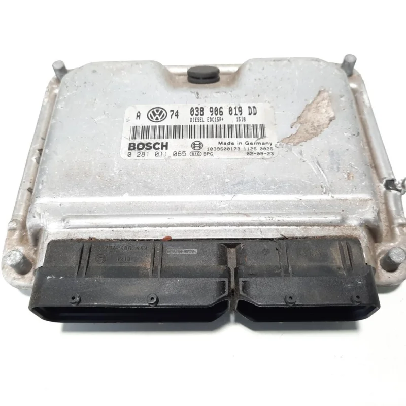Reducere de preț Calculator motor Bosch, cod 038906019DD, 0281011065, Audi, 1.9 TDI, ATD (idi:483205)