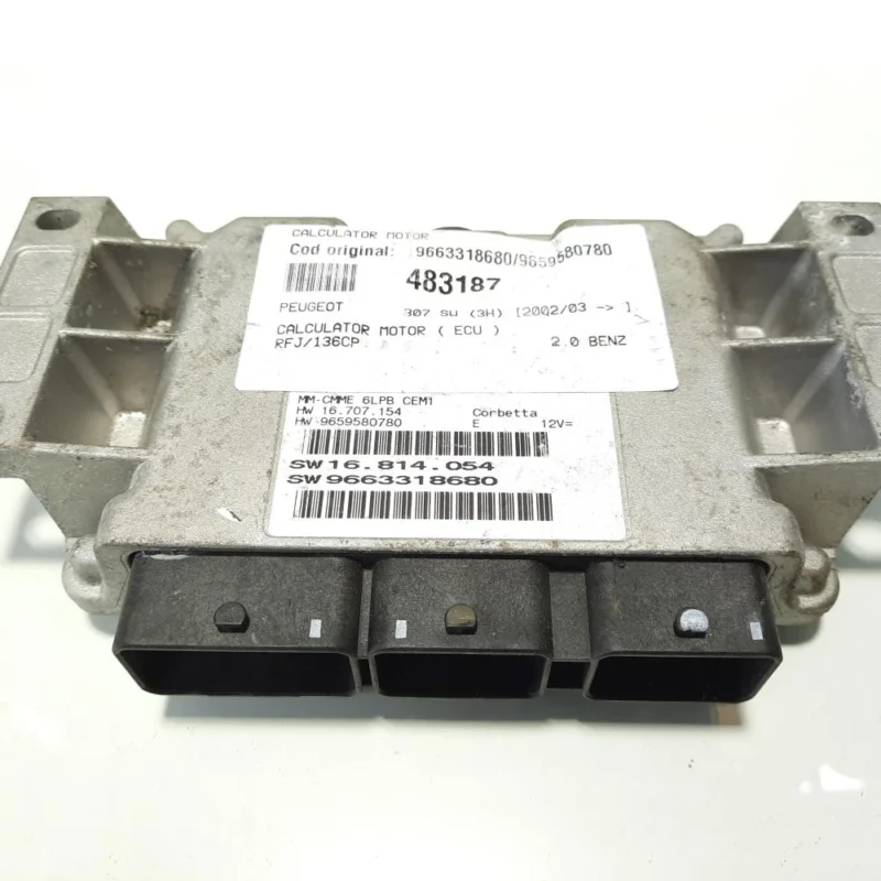 Chilipir Calculator motor, cod 9663318680, 9659580780, Citroen, 2.0 benz, RFJ (idi:483187)