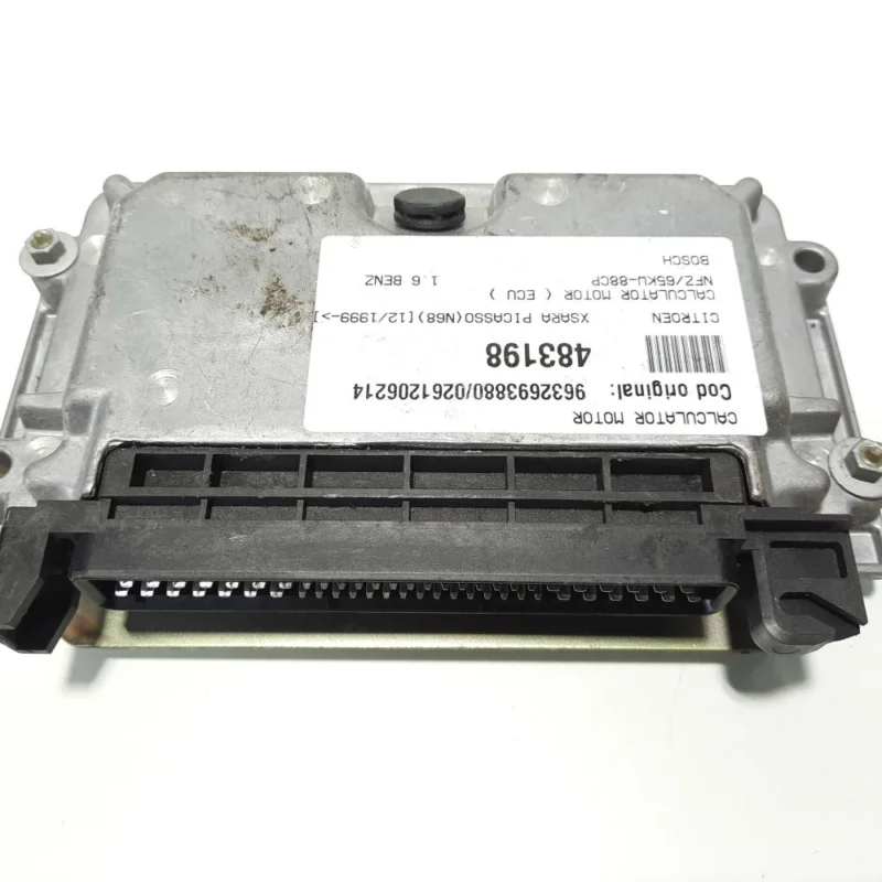 Nu rata Calculator motor Bosch, cod 9632693880, 0261206214, Citroen, 1.6 benz, NFZ (idi:483198)