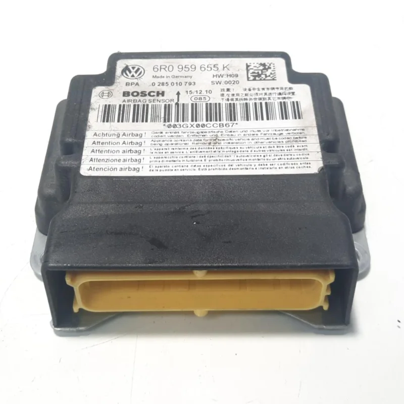 Calculator airbag, cod 6R0959655K, Skoda Fabia 2 (5J, 542) 1.6 TDI, CAYB (id:495232) Cumpărături sigure