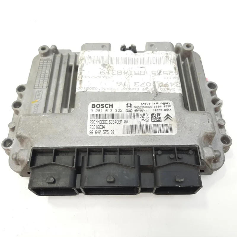 Expediere rapidă Calculator motor, cod 9664257580, 0281013332, Citroen C3 (I), 1.6 HDI, 9HZ (idi:491852)